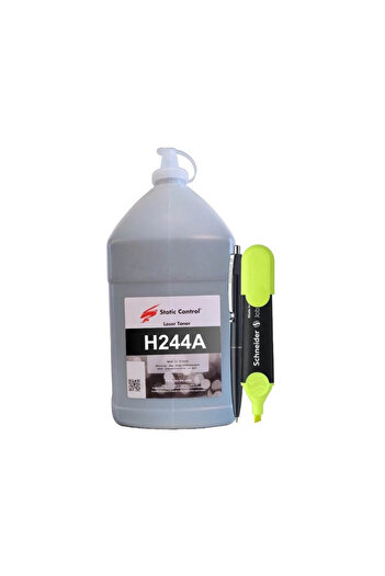 Static Control Components Set Refill Toner Can and SCC Funnel Compatible HP44A, CF244A Black 1000g, Schneider and Textmark Pen