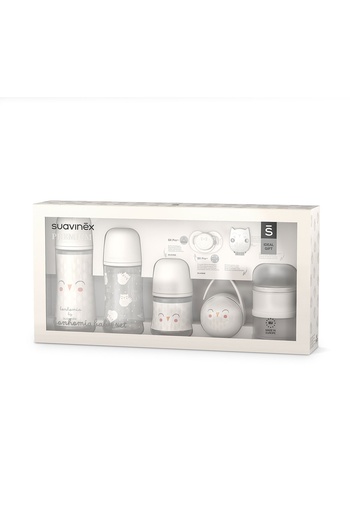 Suavinex Bonhomia 7-Piece Starter Set, Beige