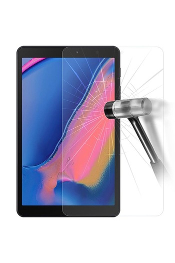 Optim Solution Set 2x Screen Protector for Xiaomi Mi Pad 4, Tempered Glass, Aziao Ultra Protect, Transparent