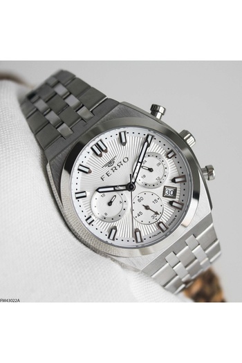 FERRO Fm43022A Men's Steel Band Wristwatch