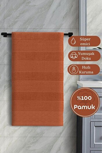 Karna Home Бавовняний односторонній рушник з жакардовим візерунком Ruma - 50 x 90