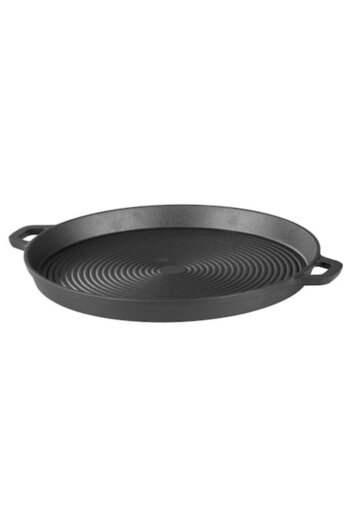 Magic Home Cast iron grill plate, round, 34x3 cm,
