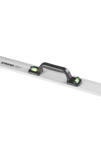Strend Pro Aluminum Ruler with Handle, 2 Levels, 600 mm,