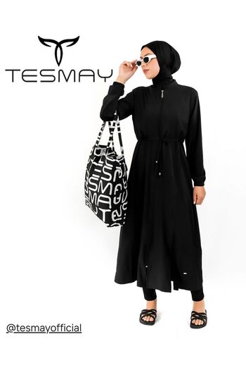 TESMAY Full Closed Long Saw Swimsuit