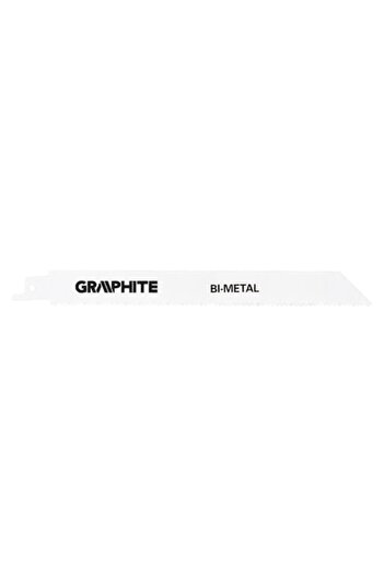 graphite Blade for reciprocating saw, wood/metal, BIM, 14 TPI, set of 2, 225 mm,