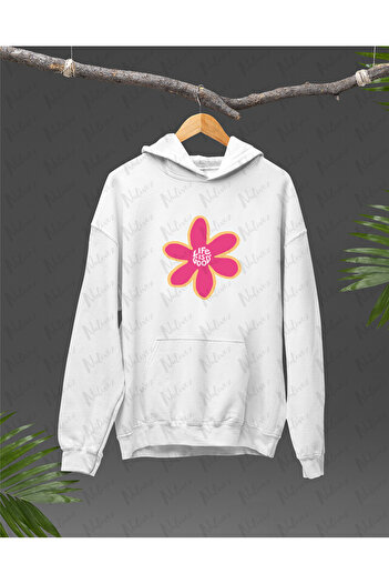 Nulivez High Quality Unisex Oversize Hoodie with Floral Design on the Back