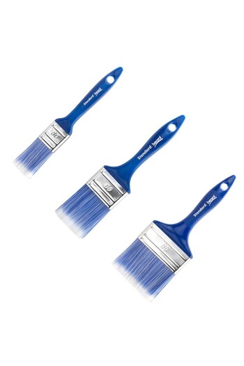 beorol Set 3 brushes for acrylic, latex paints, 30, 50, 80 mm, Standard