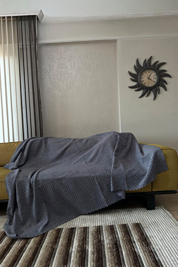 Sofline Velvet Chenille Sofa Cover, Non-Slip Couch Cover, Sofa Throw (180 X 220cm)