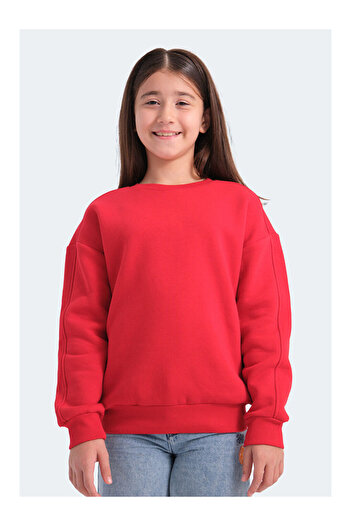 LC Waikiki Logan Girl's Sweatshirt Red