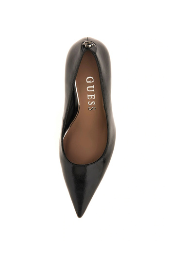 Guess Prindy Kadın Siyah Deri Topuklu Ayakkabı FLFPRNLEP08-BLACK
