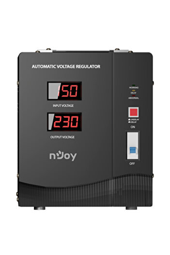 nJoy Voltage Stabilizer Alvis 3000, 3000VA/1800W, LCD Display