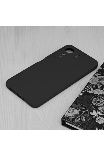 SOFAL Phone Case for Xiaomi Redmi 13C 4G / Poco C65 - Soft Edge Silicone W81, Black
