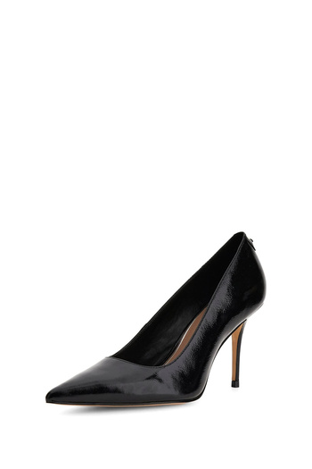 Guess Prindy Kadın Siyah Deri Topuklu Ayakkabı FLFPRNLEP08-BLACK