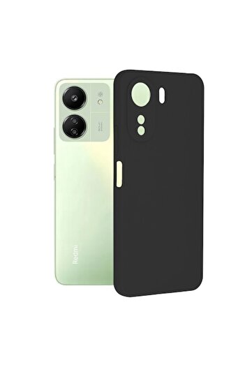SOFAL Phone Case for Xiaomi Redmi 13C 4G / Poco C65 - Soft Edge Silicone W81, Black