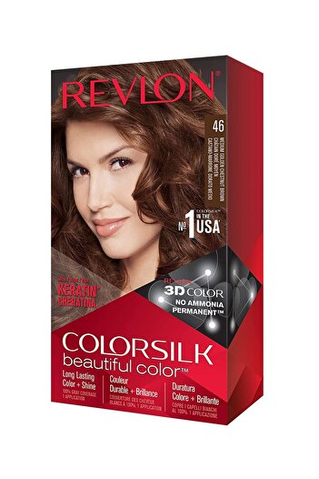 Revlon Colorsilk #46 Golden Copper Brown Hair Color