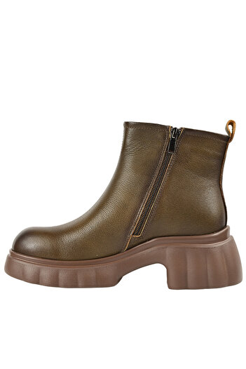 FORMAZIONE Casual boots, women, FORMAZIONE, 82620 brown, leather 40