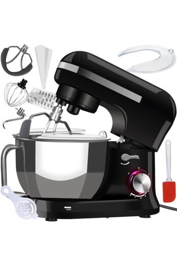 varioshop Robot de bucatarie 1700W VarioShop®, cu bol de 4,5L, 8 viteze, sistem metalic de antrenare, accesor