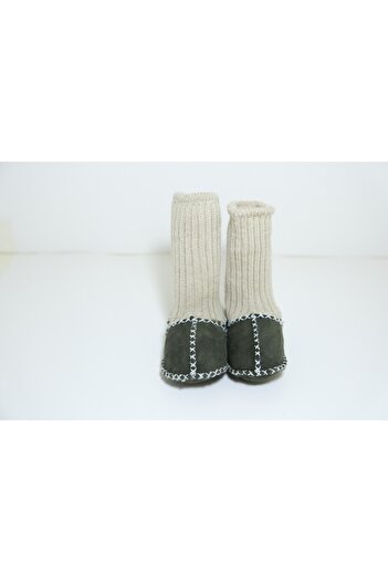 TTY Baby Booties Furry Genuine Lambskin
