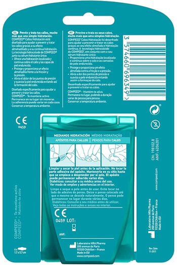 Compeed 198102.8 Callos Continuous Hydration 6 Pieces