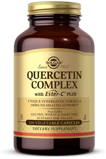 Solgar Quercetin Complex with Ester-C Plus Antioxidant 100 Vegetarian Capsules