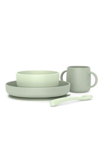 Suavinex , Child Tableware Set, Baby Meal Set, Silicone Tableware, Baby Plate with Suction Cup