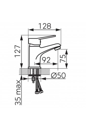 FERRO Standing Basin Tap ISSO