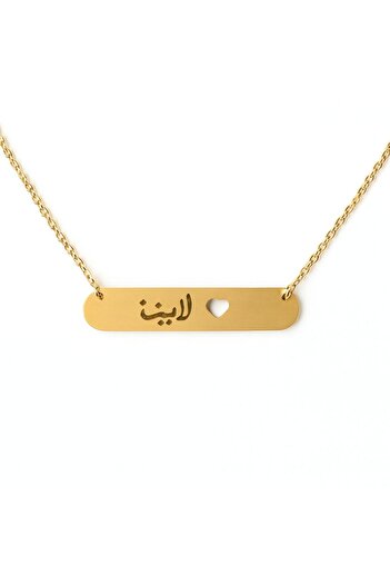 Black Season Beautiful necklace with a heart | Gold or silver plated | Black Season