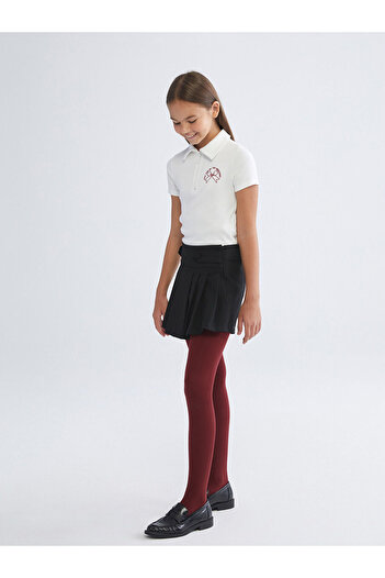 LC Waikiki Peak New Season Pleated Girls' Shorts Skirt