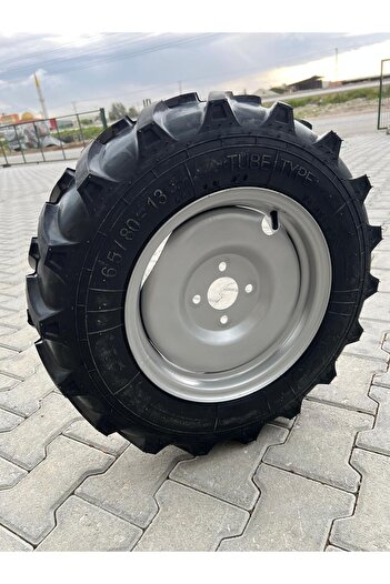 OEM 6,5/80-13 ÇAPA MAKİNE / PATPAT LASTİK SET - ( LASTİK+İÇ LASTİK+JANT )