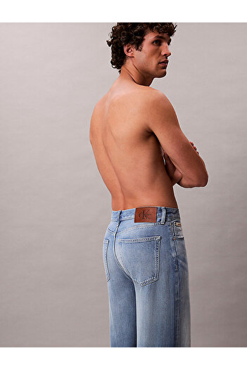 Calvin Klein Erkek Baggy Diamond Cove Jean Pantolon