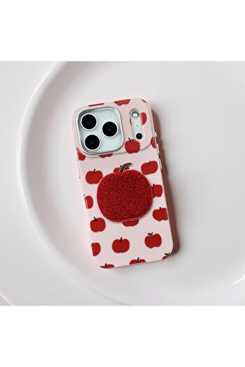HYPERSOFT iPhone 14 (6.1 Inch) Compatible Embossed Figured Patterned Leather Look Cute Case