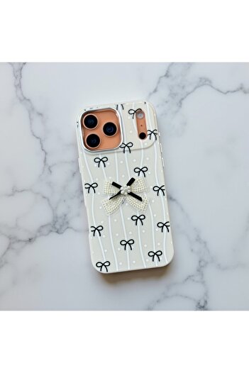 HYPERSOFT iPhone 12 (6.1 Inch) Compatible Embossed Figured Patterned Leather Look Cute Case