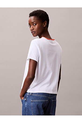 Calvin Klein Women's Retro Logo Graphic T-Shirt