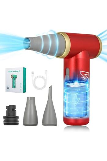 Generic Cordless Electric Air Duster — 101,000 RPM High-Power Jet Fan with Rechargeable Battery for Car, L