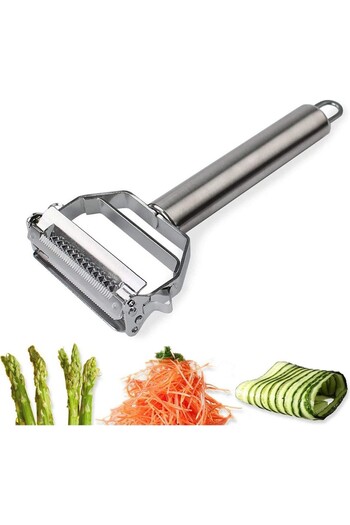 Euro Pink A Quality Practical Stainless Steel Turbo Julienne Fruit Vegetable Peeler Cutter Chopper