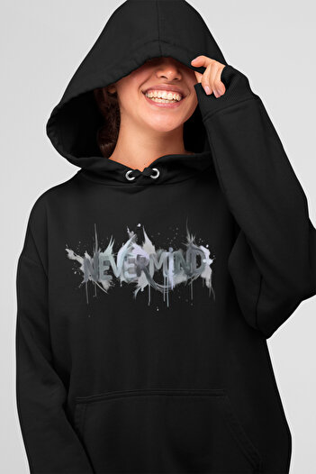 NEVERMIND Sweatshirt - Black - Casual