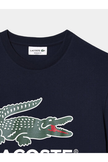 Lacoste Ανδρικό T-Shirt TH1285 Μπλε Σκούρο Μπλε