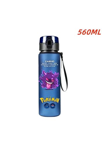 Choice3 BKM-22 560ML Pokemon Water Cup Anime Portable Children's Cute Pikachu Gengar Plastic Outdoor Sports