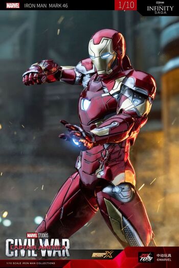 Choice10 MK46 ZD Original Iron Man MK30 Blue Steel 1/10 Iron Patriot MK3 Marvel legends War Machine 10th Anni