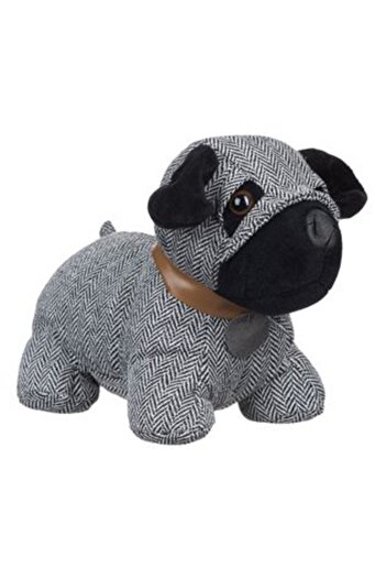 Jumbo Door Stop in Dog Shape 3D Gray 22 x 13 x 18 cm