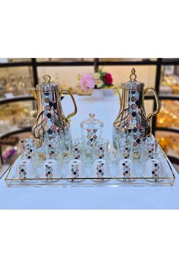 Radin Damanhoor Exclusive 22 Piece Tea and Coffee Set