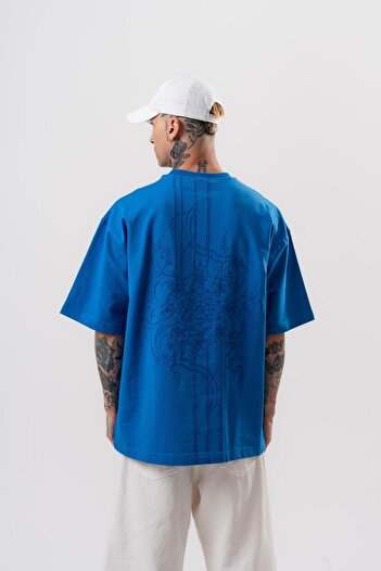 Respire Men's Focus Embroidery Detailed Oversize T-Shirt Saks