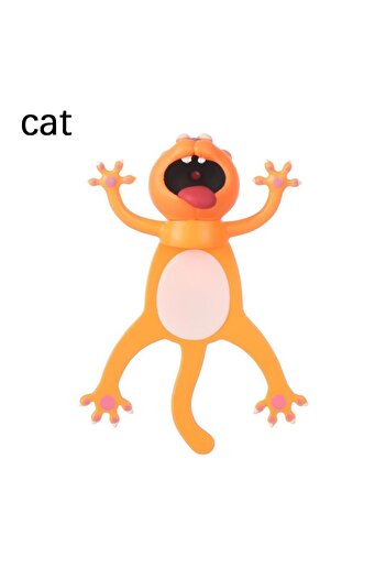Choice --cat Creative Stationery Bookmarks 3D Stereo Cartoon Marker Animal Bookmarks Ocean Series Seal Octo