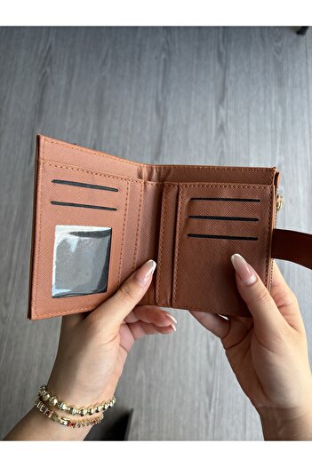 yako Coco Women's Wallet – Zippered Coin Compartment, Multi-Pocket, Leather Look Card Holder (12.5 × 10.5)