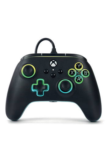 Powera Advantage Lumectra Wired Controller, Xbox Series X, S, Xbox One, PC, RGB Lighting, Black
