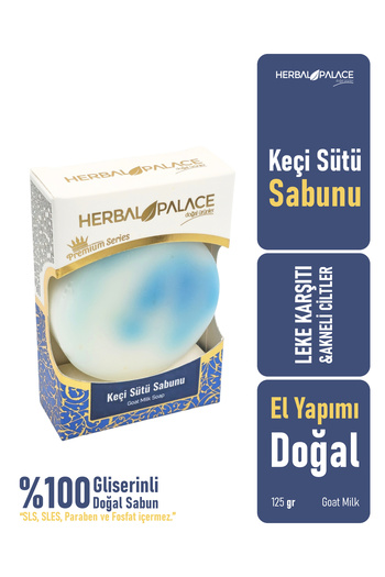Herbal Palace Goat Milk Soap - Anti-Blemish Acne Skin - Handmade with Glycerin