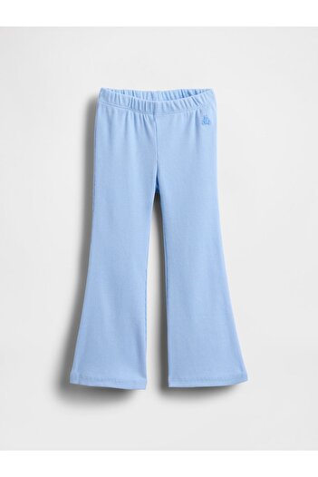 GAP Kız Bebek Açık Mavi Mix & Match Fitilli Flare Legging Tayt