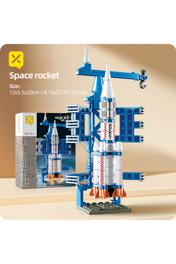Choice 00002 133PCS ToylinX 133 PCS Space Exploration Shuttle Building Set Toys Space Rocket Building Toys