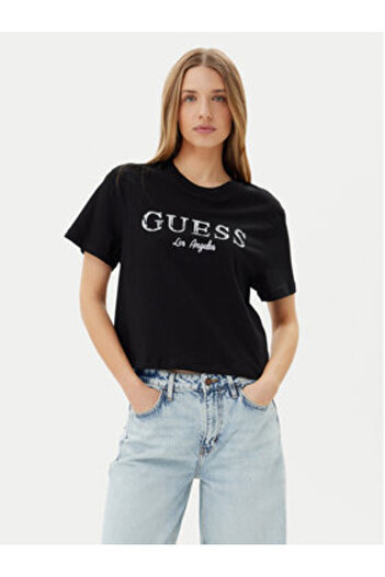 Guess Tricou damă negru V5GI09K9RM1