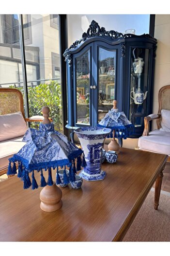 Merve Kaymakcı İtalyan Esintisi Mini Bali Şemsiyesi - Mavi